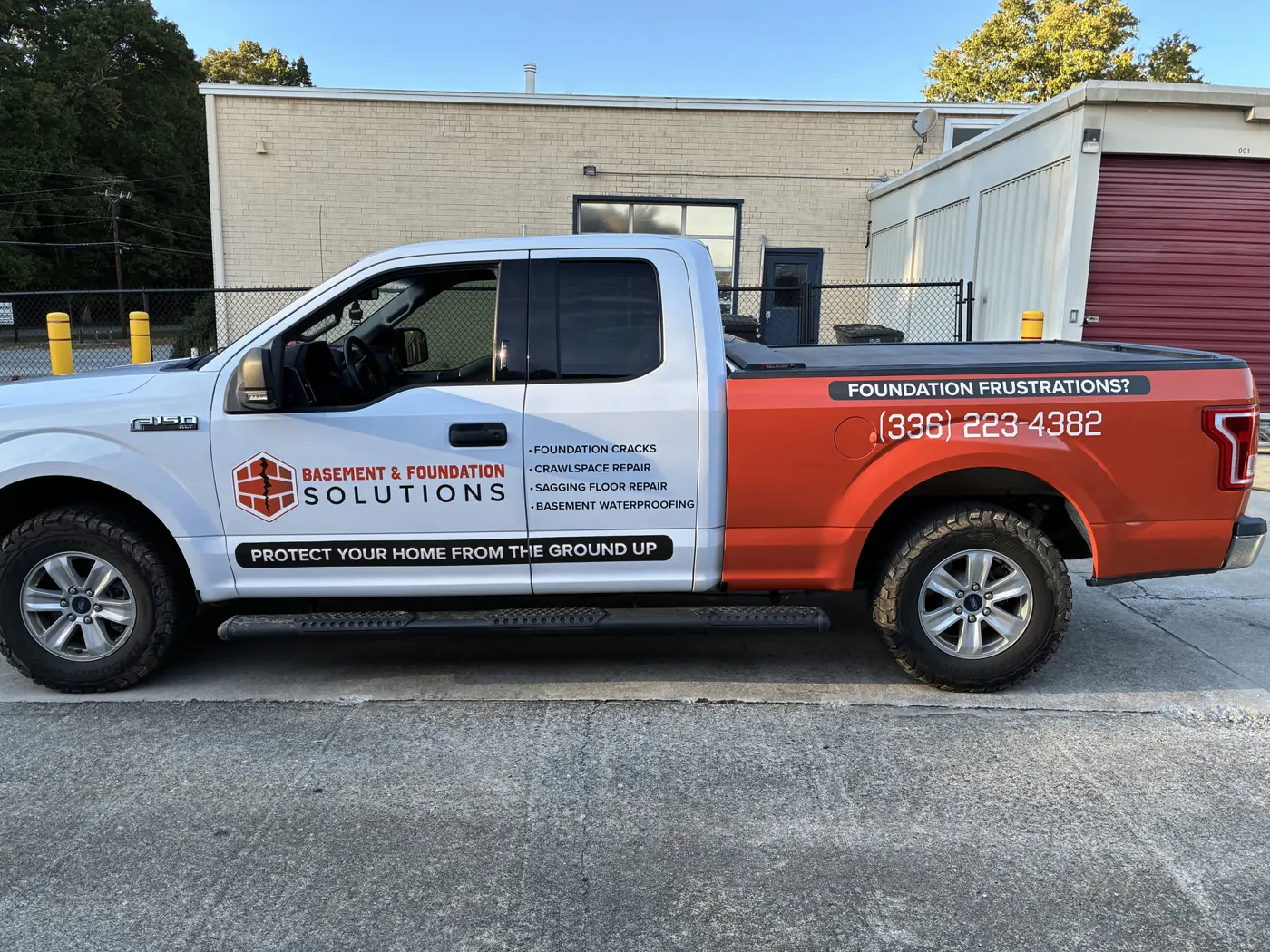 Basement & Foundation Solutions F-150 wrap